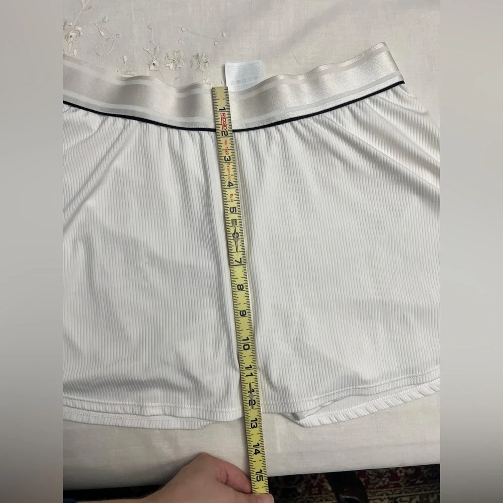 Nike Dri-FIT White Tennis Skort Skirt Shorts Size Large - Picture 8 of 8